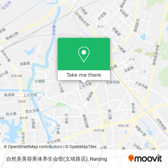 自然美美容美体养生会馆(文靖路店) map