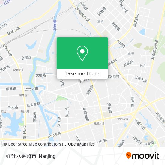 红升水果超市 map