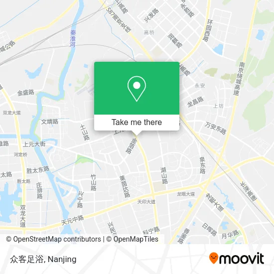 众客足浴 map
