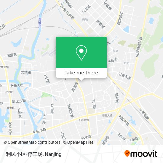 利民小区-停车场 map