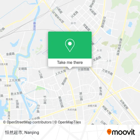 恒然超市 map