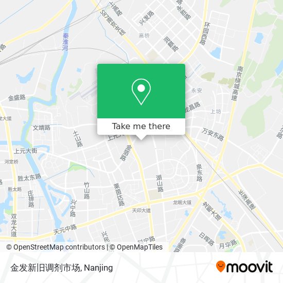 金发新旧调剂市场 map