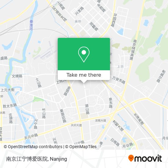 南京江宁博爱医院 map