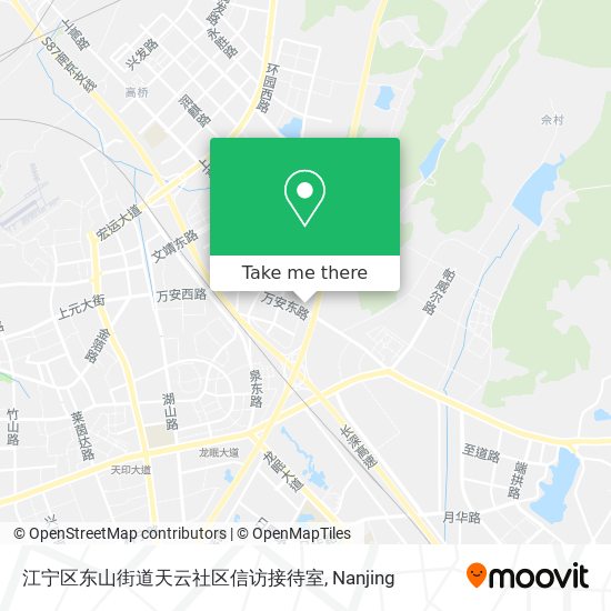 江宁区东山街道天云社区信访接待室 map