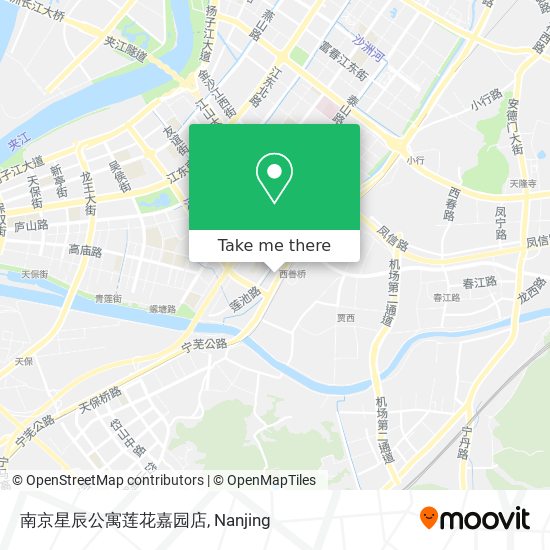 南京星辰公寓莲花嘉园店 map