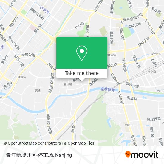 春江新城北区-停车场 map