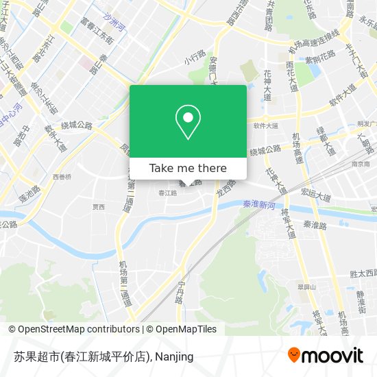苏果超市(春江新城平价店) map