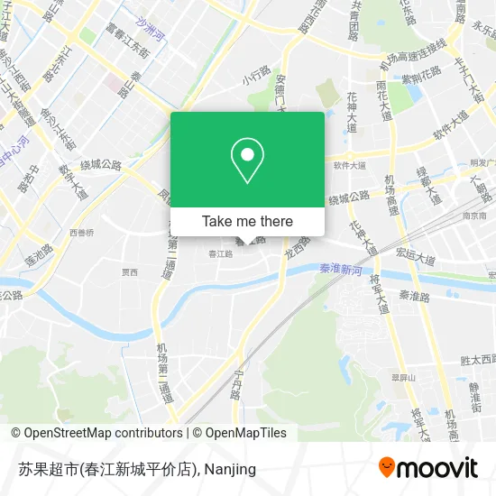 苏果超市(春江新城平价店) map