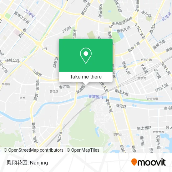 凤翔花园 map