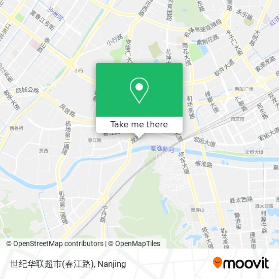 世纪华联超市(春江路) map