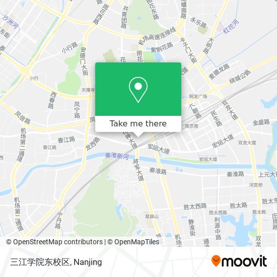 三江学院东校区 map