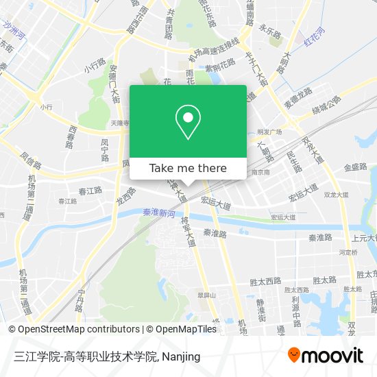 三江学院-高等职业技术学院 map