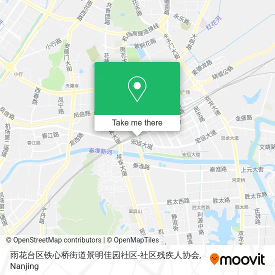 雨花台区铁心桥街道景明佳园社区-社区残疾人协会 map