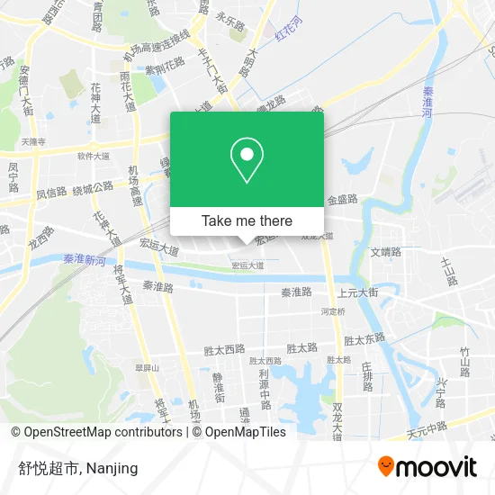 舒悦超市 map