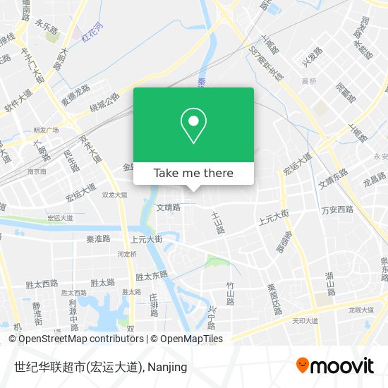 世纪华联超市(宏运大道) map