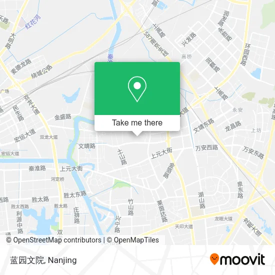 蓝园文院 map