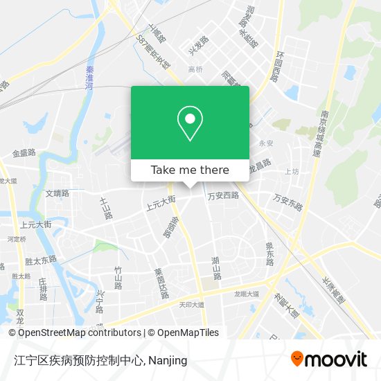 江宁区疾病预防控制中心 map