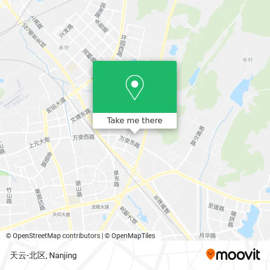 天云-北区 map