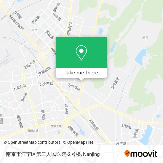 南京市江宁区第二人民医院-2号楼 map