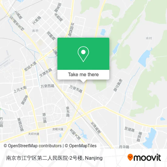 南京市江宁区第二人民医院-2号楼 map