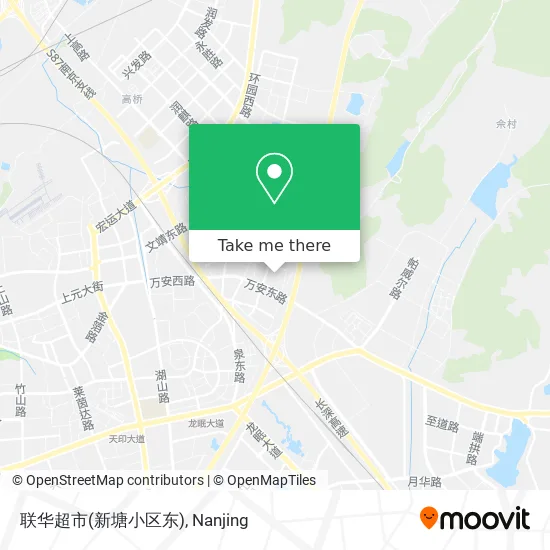 联华超市(新塘小区东) map