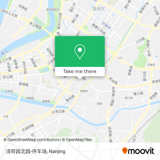 清荷园北园-停车场 map