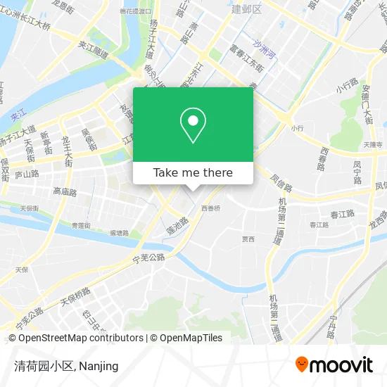 清荷园小区 map