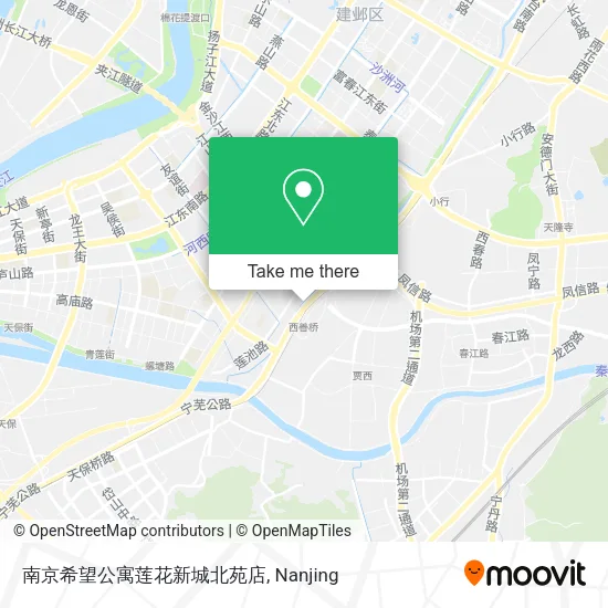 南京希望公寓莲花新城北苑店 map