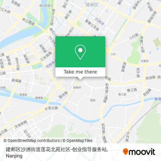 建邺区沙洲街道莲花北苑社区-创业指导服务站 map
