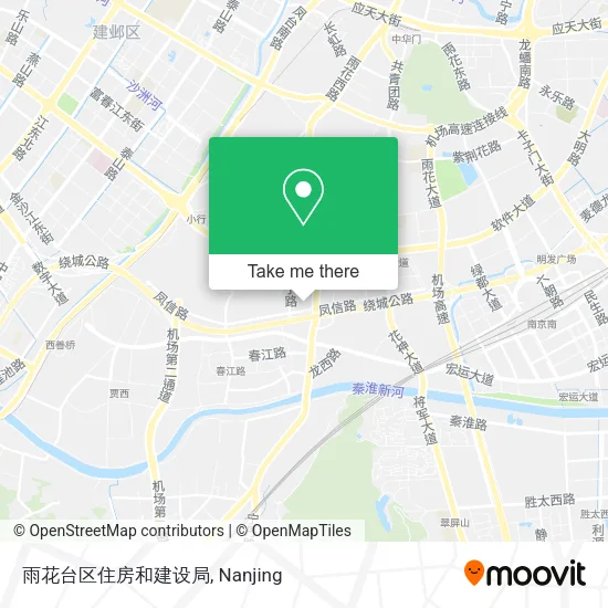 雨花台区住房和建设局 map