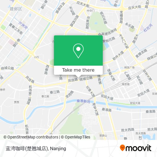 蓝湾咖啡(楚翘城店) map