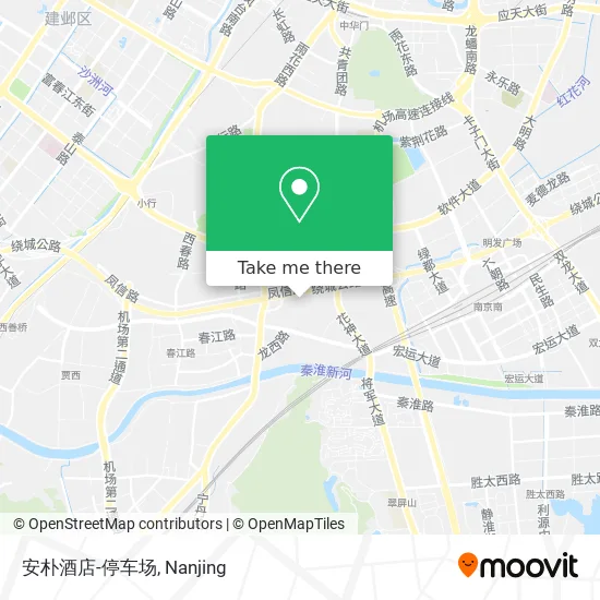 安朴酒店-停车场 map