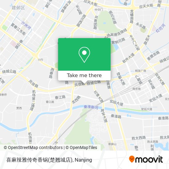 喜麻辣雅传奇香锅(楚翘城店) map