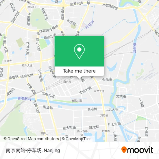南京南站-停车场 map