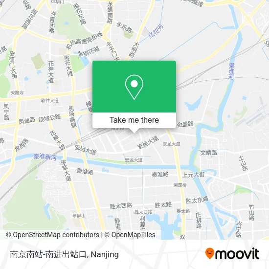 南京南站-南进出站口 map