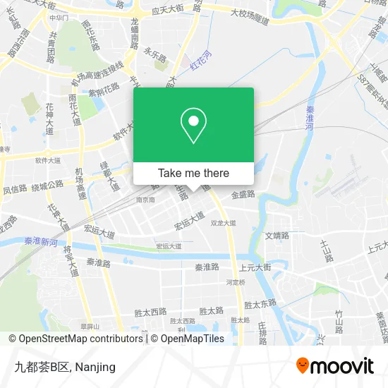 九都荟B区 map
