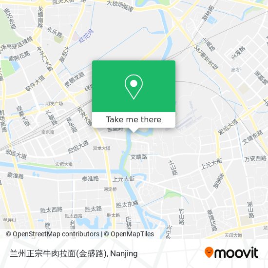 兰州正宗牛肉拉面(金盛路) map