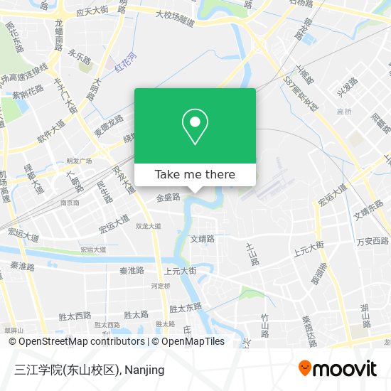 三江学院(东山校区) map