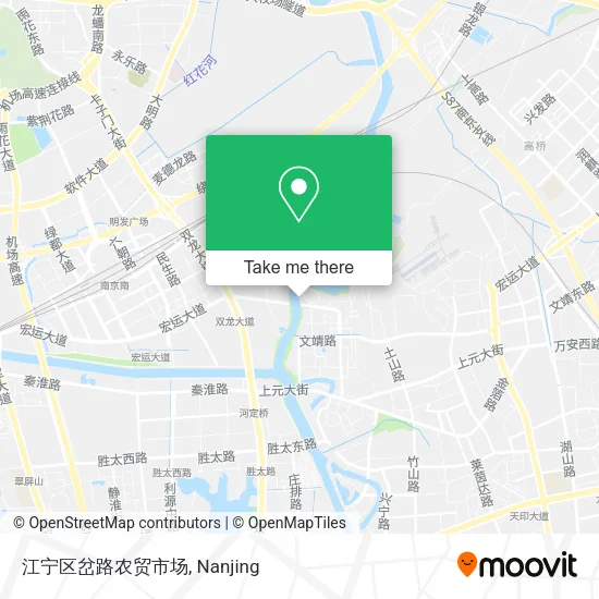 江宁区岔路农贸市场 map