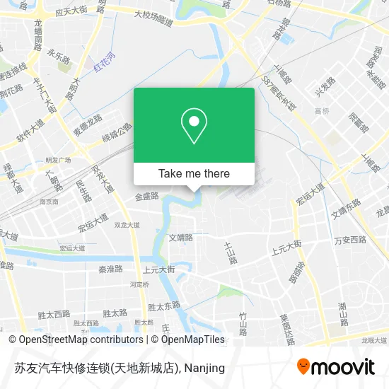苏友汽车快修连锁(天地新城店) map