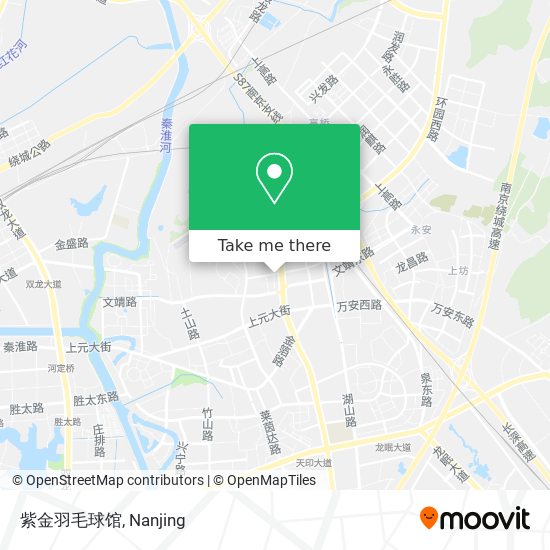 紫金羽毛球馆 map