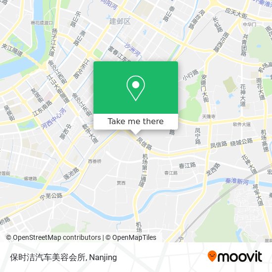 保时洁汽车美容会所 map