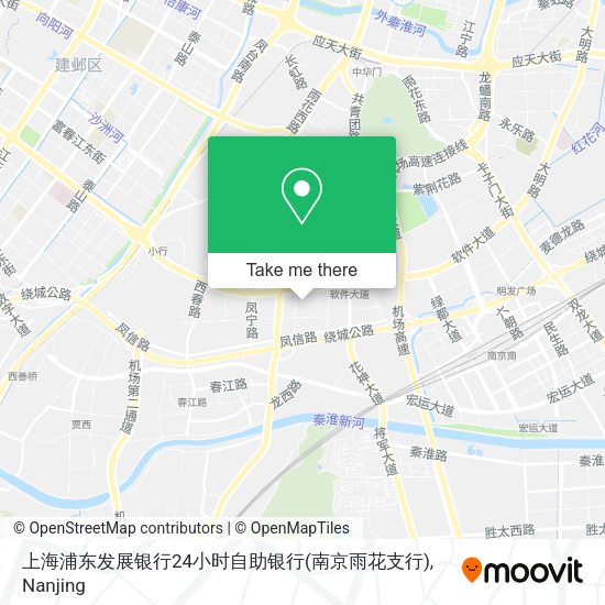 上海浦东发展银行24小时自助银行(南京雨花支行) map