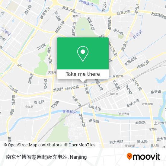 南京华博智慧园超级充电站 map