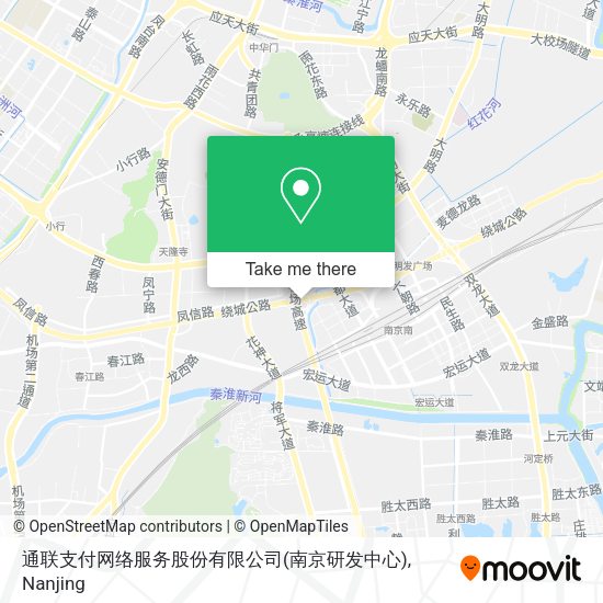 通联支付网络服务股份有限公司(南京研发中心) map