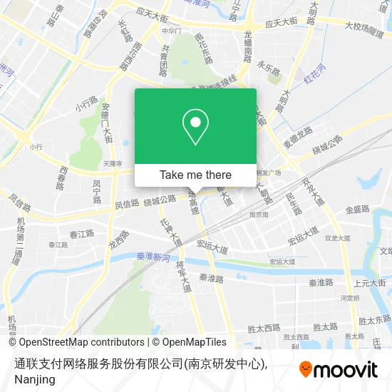 通联支付网络服务股份有限公司(南京研发中心) map