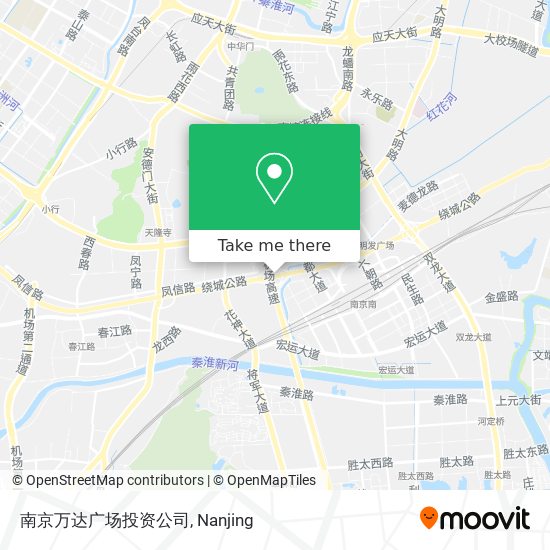 南京万达广场投资公司 map