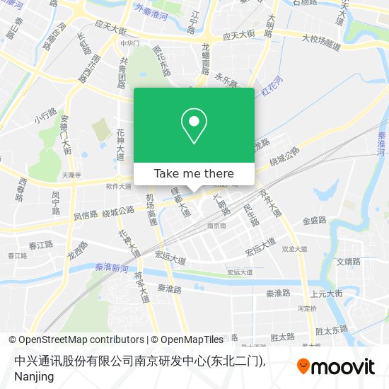 中兴通讯股份有限公司南京研发中心(东北二门) map