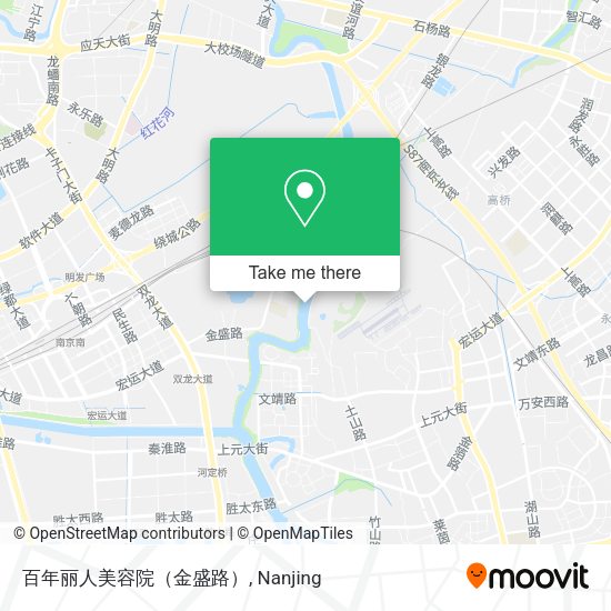 百年丽人美容院（金盛路） map