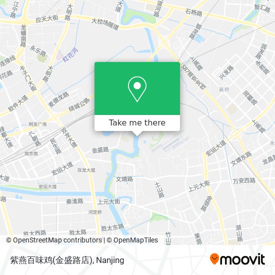 紫燕百味鸡(金盛路店) map